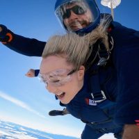 Nicole C Tandem Skydiving with Skydive Snohomish Coach